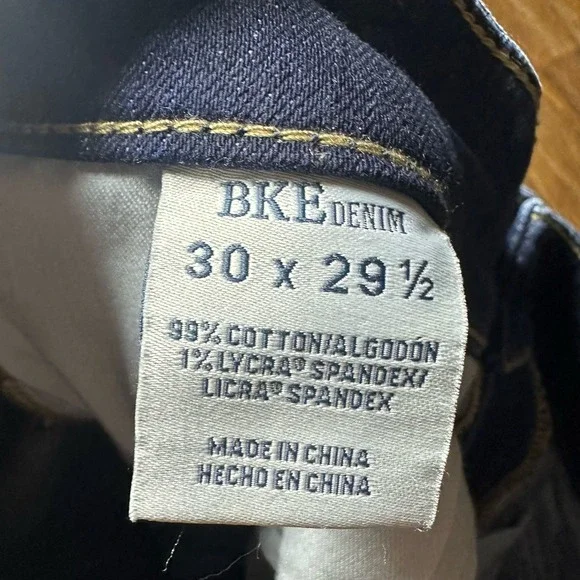BKE Buckle Jeans Womens 30x29.5 Blue Denim Payton Bootcut Faded Western Y2K - Picture 10 of 12